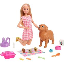 Кукла Барби Новорожденные щенки Barbie Newborn Pups HCK75