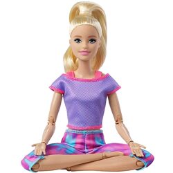 Куклы Барби Двигайся как Я Йога Barbie Made to Move GXF04