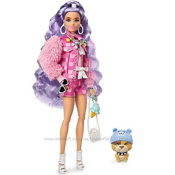Кукла Барби Экстра с сиреневыми волосами Barbie Extra GXF08