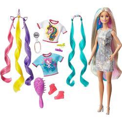 Кукла Барби Радужные волосы Barbie Fantasy Hair GHN04