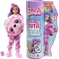 Кукла Барби Сюрприз Милый Ленивец Barbie Cutie Reveal HJL59