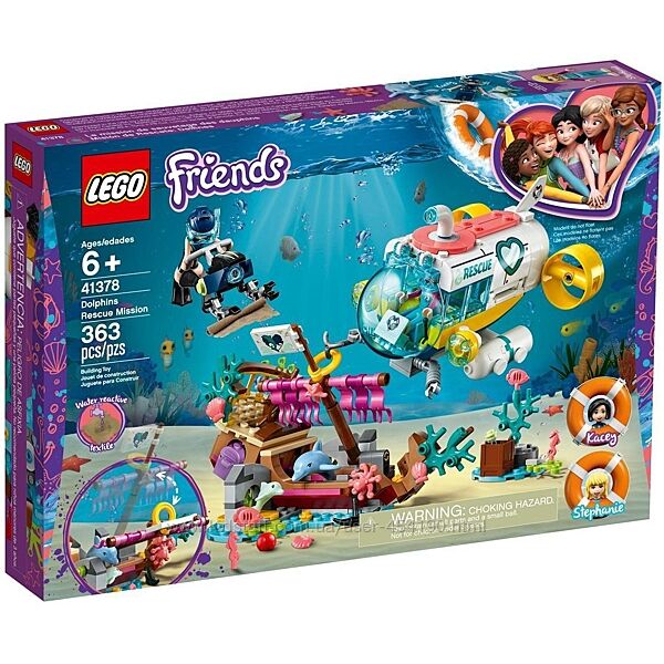 Конструктор LEGO Friends 41378 Спасение дельфинов
