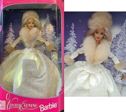 Кукла Барби Коллекционная Зимний вечер 1998 Barbie Winter Evening 19218