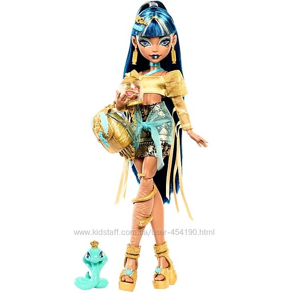 Кукла Монстр Хай Клео де Нил Базовая Monster High Cleo De Nile HXH74