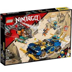 Конструктор LEGO Ninjago 71776 Гоночный автомобиль ЭВО Джея и Нии