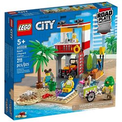 Конструктор LEGO City 60328 Пост спасателей на пляже 