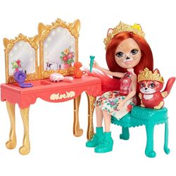 Набор Enchantimals Туалетный столик и кукла Фабрина Лис с питомцем GYJ05