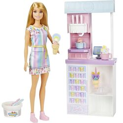 Кукла Барби и Магазин мороженого Barbie Ice Cream Shop HCN46