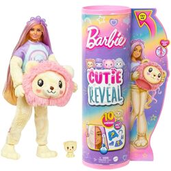Кукла Барби Сюрприз Мягкие и пушистые Лев Barbie Cutie Reveal HKR06