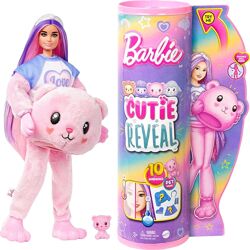 Кукла Барби Сюрприз Мягкие и пушистые Медвежонок Barbie Cutie Reveal HKR04