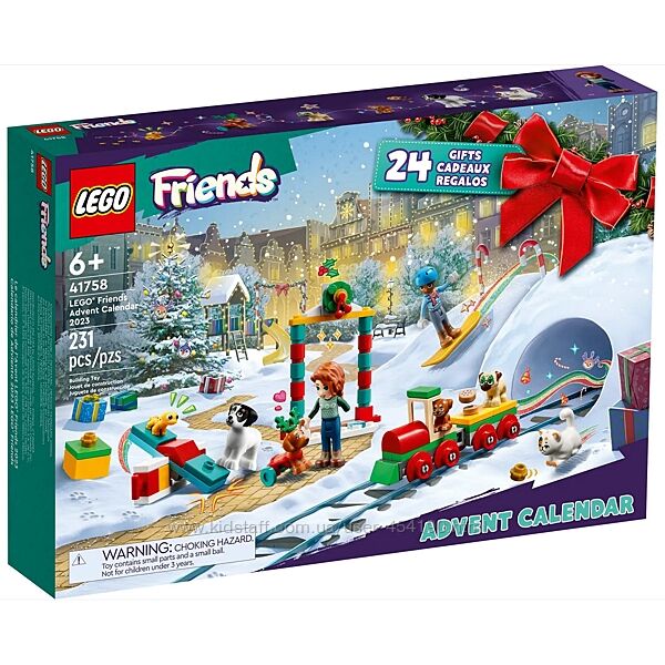 Конструктор LEGO Friends 41758 Новогодний Адвент календарь 2023