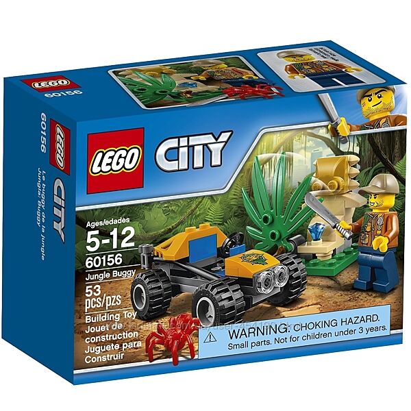 Конструктор LEGO City 60156 Багги для поездок по джунглям