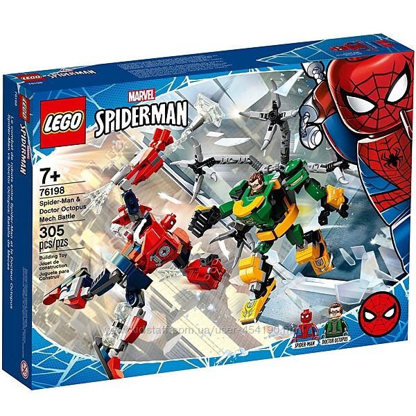 Конструктор LEGO Marvel Super Heroes 76198 Битва роботов