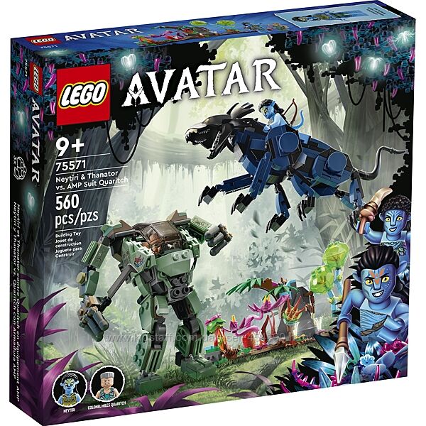 Конструктор LEGO Avatar 75571 Нейтири и танатор против Майлза Куорича