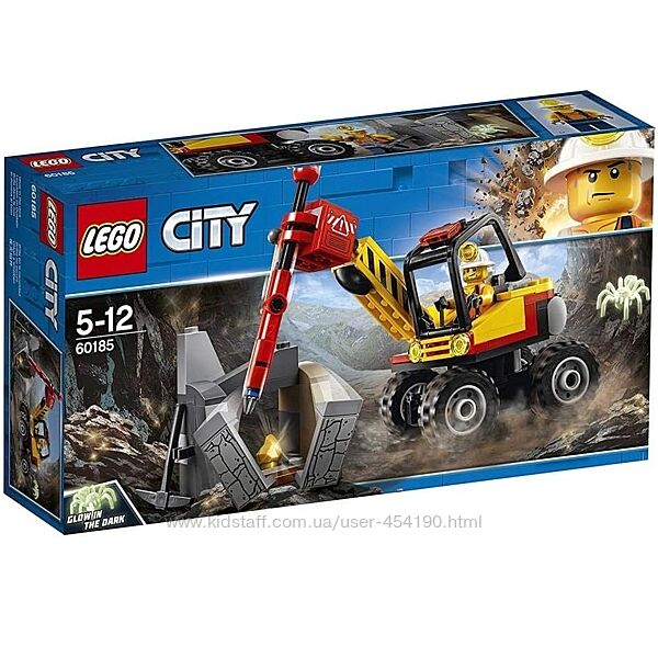 Конструктор LEGO City 60185 Трактор для горных работ