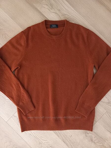Zara 100 cashmere кашеміровий чоловічий светр кофта L розмір. Оригінал
