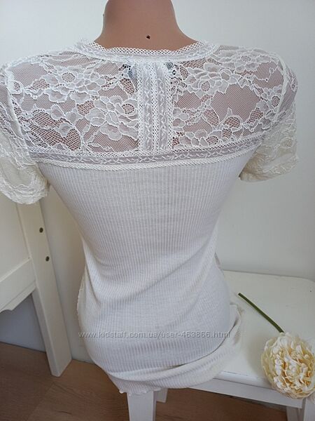 Rosemunde  футболка з мереживом 36-розмір 