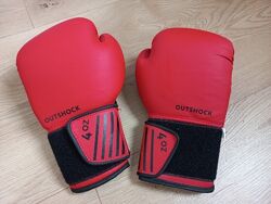 Outshock Decathlon боксерські рукавиці для початківців 4 Oz на 5-10 років