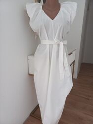 b. young макси платье на лето 100 хлопок S размер 