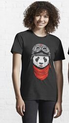 Футболка 3D аніме панда Pilot Panda купити нова М