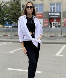 Сорочка біла оверсайз Zaful купити блуза нова L/XL