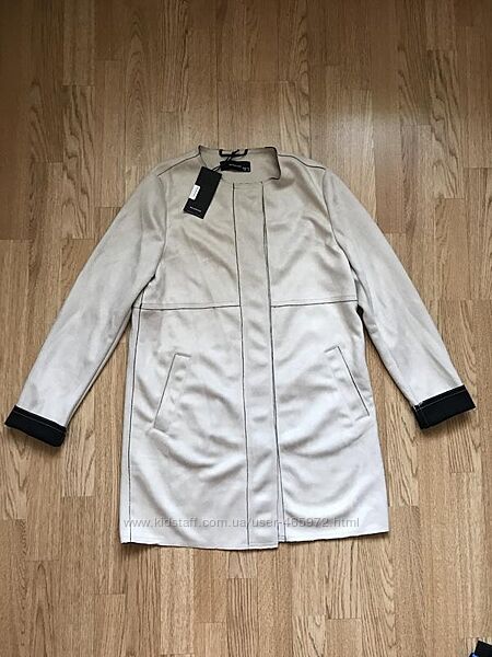 Тренч куртка Reserved купити плащ еко замша оригінал новий XS