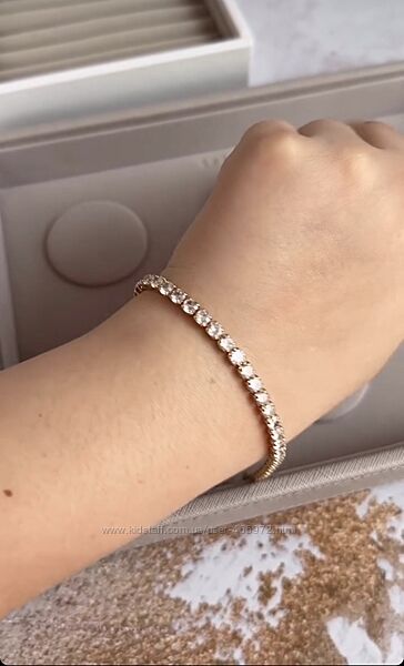 Браслет тенісний купити Xuping медичне золото новий