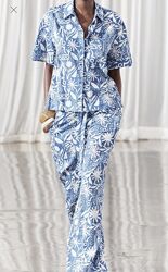Костюм ZARA брючний палаццо купити штани широкі сорочка новий оригінал XS
