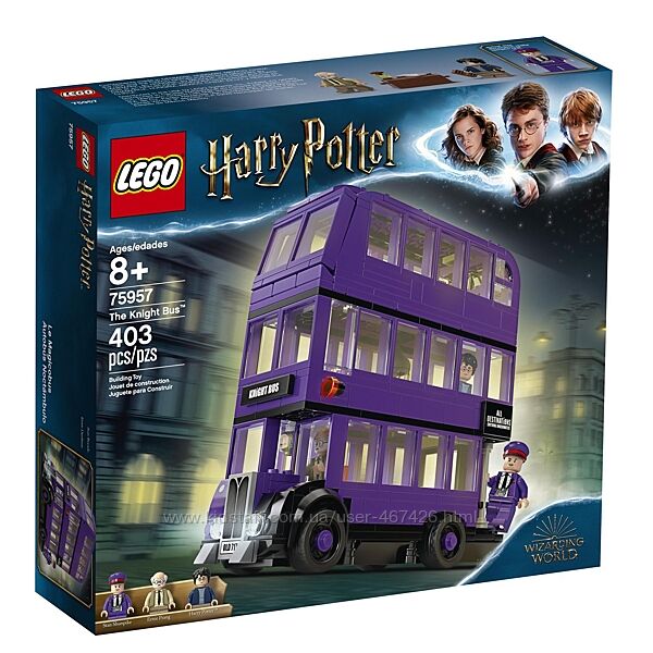 Конструктор лего LEGO Harry Potter Автобус Ночной рыцарь 75957