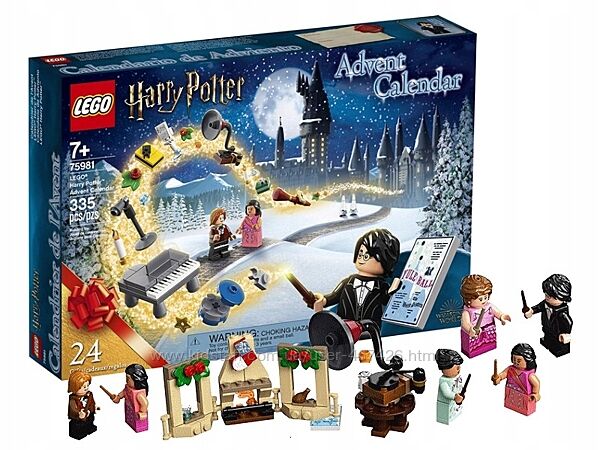 Конструктор лего LEGO Harry Potter Новогодний адвент календарь 75981