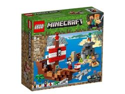 Конструктор Lego  Minecraft Pirate Ship  21152 лего піратський корабель