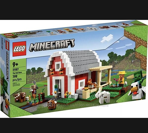 LEGO Minecraft Червоний хлів 21187