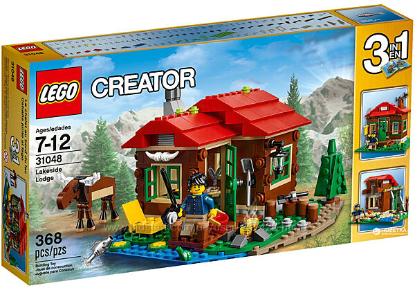 Конструктор LEGO Creator Будиночок на березі озера 31048