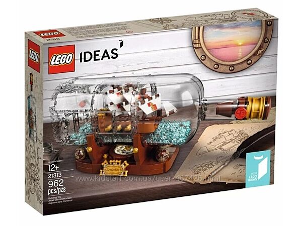 Lego Ideas Корабль в бутылке 21313