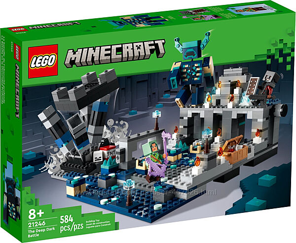 Конструктор LEGO Minecraft Битва в глибокій темряві 21246