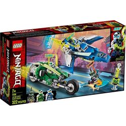 Конструктор LEGO Ninjago Скоростные машины Джея и Ллойда 322 детали 71709