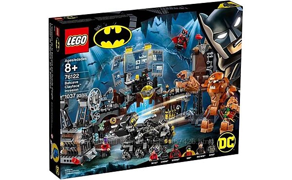 LEGO Super Heroes Вторжение Глиноликого в бэт-пещеру 76122