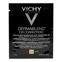 Vichy Dermablend 3D Correction SPF25 матирующий тональный крем тон 25 Nude