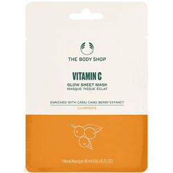 The Body Shop Vitamin C Glow Sheet Mask маска для сияния кожи лица