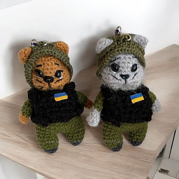 Міні Котик ЗСУ. Брелок. 