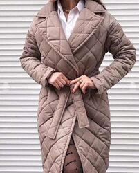 Стеганное пальто Мод. 958