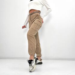 Жіночі вельветові брюки карго Urban