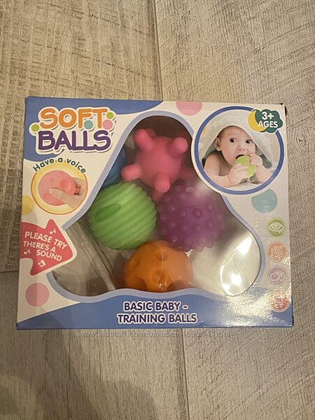 Сенсорні мячики soft balls