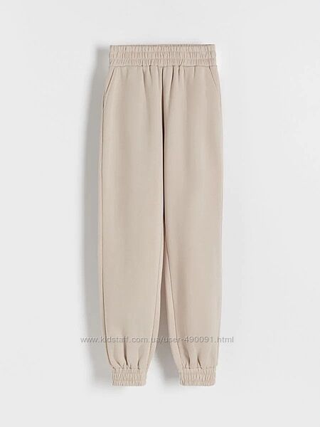 Reserved нові трикотажні штани джогери на флісі розмір М