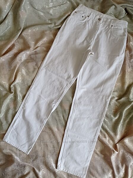 білі джинси mom розмір S M