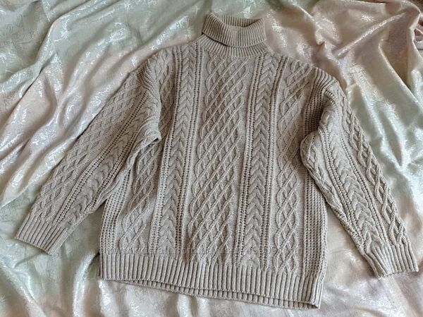 Светр Randy River Італія розмір 52 бежевий вовна