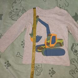 Реглан old navy с экскаватором на мальчика 2-4 года