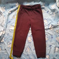 Теплые флисовые штаны на мальчика 4-5 лет рост 104-110 см old navy