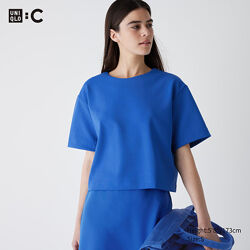 Футболка з креп-джерсі з короткими рукавами Uniqlo