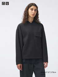 Пуловер світшот з джерсі uniqlo